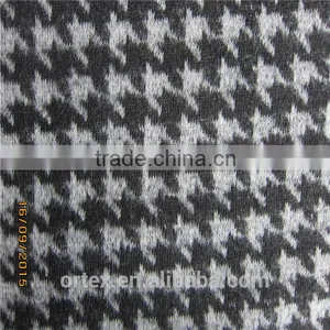 Acrylic Wool Yarn Jacquard Fabric Men's Wool Coat thumbnail-2