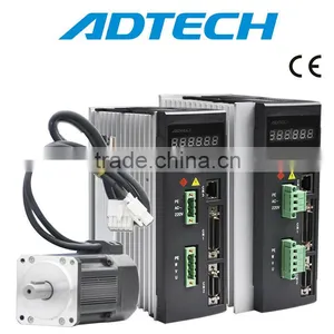 400watt 3phase 1.27Nm,3000rpm 2500PPR AC Servo Kit (AC Servo Motor+AC Servo Driver+3meter Cable) thumbnail-1