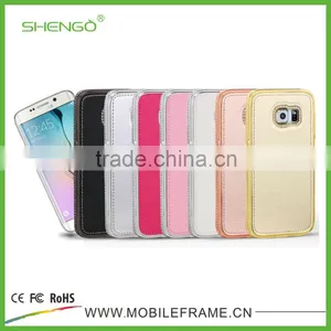 Diamond Leather Case for Samsung S6 Edge With Retail Packaging thumbnail-1