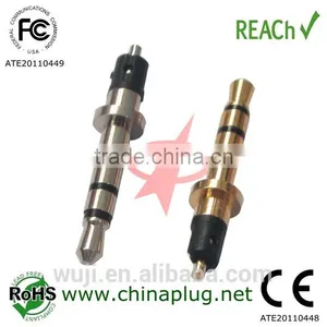 Pragmatic 21.6L 2.5mm Nickel Plated Gold Plated Plug for Motorola Radio thumbnail-1