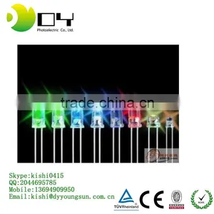 Super Bright Red / Green / Blue / White / Yellow Round LED Diodes 5mm thumbnail-1
