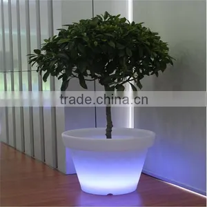 Outdoor Waterproof Garden Led Flower Pot Plastic Led Flower Pot thumbnail-6