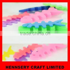 Customized Shape and Logo Soft Pvc Rubber Round Cable Winder/reel thumbnail-1