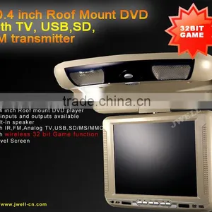 9inch Roof Mount Dvd With Sd/usb/fm/wireless Games thumbnail-1
