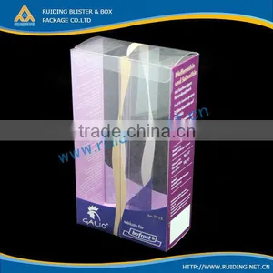 Underwear Packaging PVC Clear Plastic Hinge Box thumbnail-1