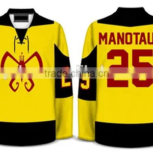 Sublimated Cheap Free Designed Ice Hockey Jersey thumbnail-2