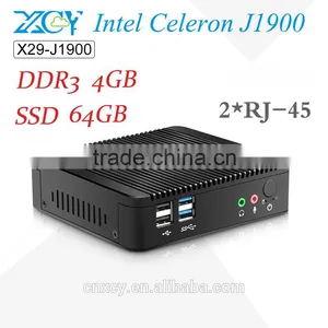Cheap Mini Desktop PC Intel J1900 Mini PC Desktop Computer Thin Client X86 Board Window 8.1 OS Computer thumbnail-1