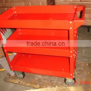3 Trays Steel Hand Rolling Utility Cart SC1350 thumbnail-3