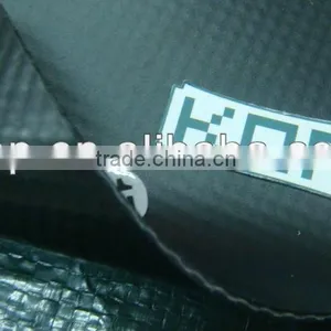 Airtight Coated Tarpaulin 1000x1000D 1450g Black thumbnail-1