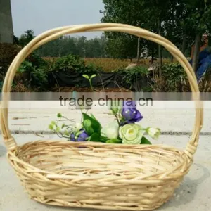 Manufacturer Best Sale Wicker Basket Flower Basket thumbnail-1