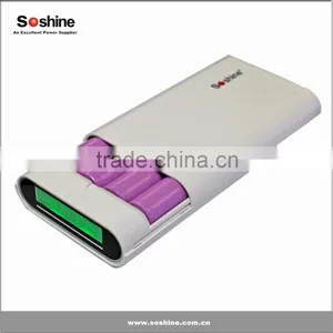 Soshine E3 Power Bank 4 x 18650 Power Bank for Mobile Phone for Camera and MP3 Plaeyr Power Bank Charger Power Bank Case thumbnail-1