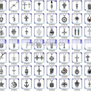 Custom Vintage Punk Gothic Style America Flag Dollar Pendant Jewelry Stainless Steel Titanium Punk Jewelry thumbnail-6
