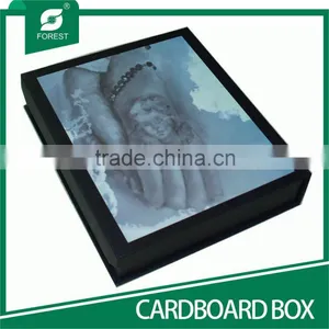 LUXURY CARDBOARD GIFT BOX BLACK MATT BOX thumbnail-1