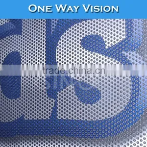 Self Adhesive PVC Vinyl Double Sided Black One Way Security Window Film thumbnail-3