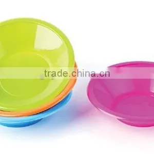 Plastic Unique Colored Fruit Bowls, Salad Bowls, Picnic Bowls thumbnail-1