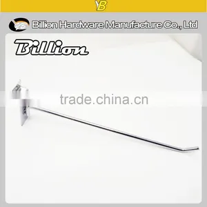 Single Prong Display Hook Chrome Supermarket Hanging Slatwall Metal Hooks thumbnail-5