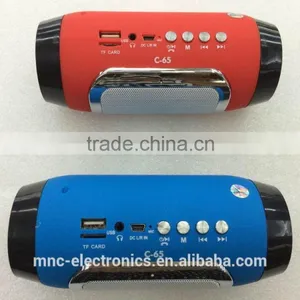 2016 High Quality 3D Sound Effect Portable Outdoor Bluetooth Speaker With Line In/hands Free Call, Can do Custom Logo Printing thumbnail-3