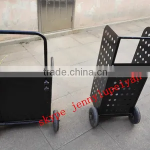 Heavy Duty Iron Wooden Fire Carriage Hand Cart TC1505 thumbnail-3