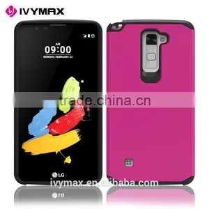 TPU Case Manufacturer Guangzhou Dual Layer Slim Armor Combo Case for LG Stylo2 Plus MS550 K530 K536 thumbnail-2
