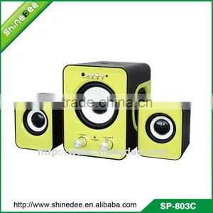 in Hot Selling With Remote Control Cheap 2.1 Card Speaker thumbnail-1