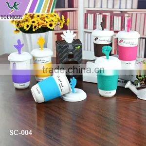 Ceramic Travel Cup With Silicone Cover thumbnail-1