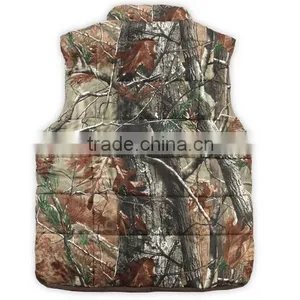 Custom Camo Fleece Lining Hunting Vest thumbnail-2