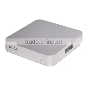 2016 New Fanless Mini Computer Low Power With Windows10 Intel N3150 HD Mini pc 1080p 1LAN 1 HDMI RAM 8GB 8GB SSD 500GB HDD thumbnail-3