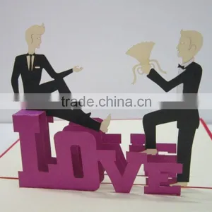 Wedding Couple Pop up Card thumbnail-1
