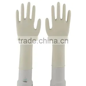 12" Natural Latex Exam Gloves thumbnail-1