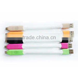 20 cm Led Light Micro Usb Cable With Flash Colorful Light for Mobile Phone thumbnail-4