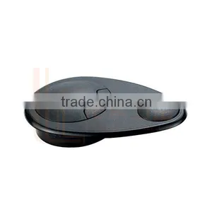 China Manufacturer Black Plastic Cable Grommet for Office Desk thumbnail-2