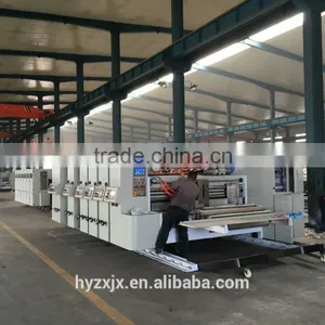 High Speed Automatic Carton Box Flexo Printer Slotter Die Cutter Machine thumbnail-1
