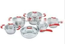 High Quality Stainless Steel12pcs Kitchenware/cookware Sets thumbnail-1
