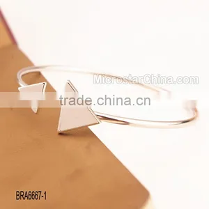 New Fashion Geometry Triangle Turquoise Bangles thumbnail-5