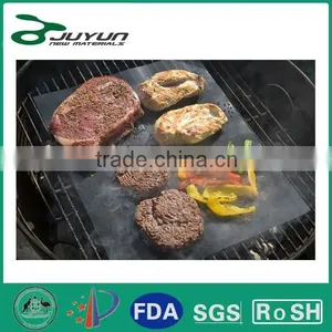 BBQ GRILL AND OVEN MATS AS SEEN ON TV SET OF 2 BLACK MATS thumbnail-1