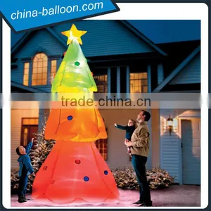 Outdoor Inflatable Christmas Tree/inflatable Christmas Snowing Tree for Garden Decoration/party thumbnail-1