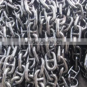 Black Marine Stud Chain Mooring Anchor Chain thumbnail-3