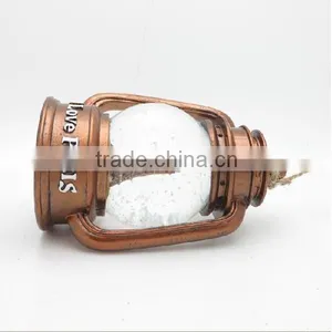 Copper Color Eiffel Tower Beautiful Customize Wedding Decoration Snow Globe thumbnail-3