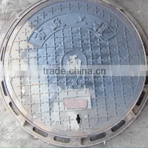 Nodular Cast Iron Manhole Covers Anti-theft Heavy Duty Corrosion Resistant Security OEM Manhole Covers China Factory Well Lid thumbnail-6