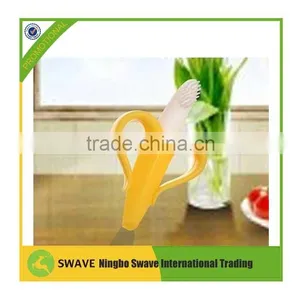 2016 Baby Silicone Banana Tooth Gum /Gum Massaging 3D Banana Shape Silicone Baby Teething Toy, Silicone Teether P76580 thumbnail-2