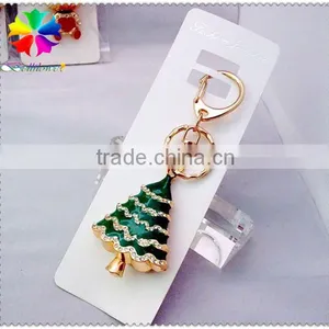 Pretty Fashion Christmas Tree for 3D Shape Keychain,Zinc Alloy 3D Shape Keychain,keychain for 3D Shape Colorful Matel thumbnail-2