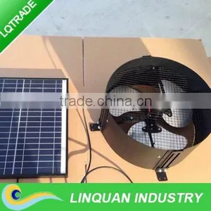 12 Inch 15w Brushless Motor Solar Powered Wall Exhaust Fan thumbnail-1