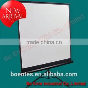 120 Inch Matte White Floor Stand Tripod Portable Office Projection Screen for Office Furniture thumbnail-4