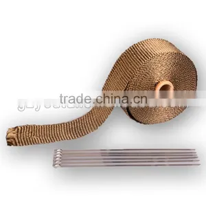 Titanium Pipe Wrap Exhaust Insulating Turbo Heat Manifold Header 10m thumbnail-5