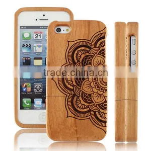 OEM Custom Laser Design Wood Cell Phones Cases for i6 /i6s/i6 Plus thumbnail-1