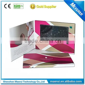 2015 Chinese Import Wholesale A5 Folde Size Video in Print 1.8" - 10" LCD Video Folder thumbnail-4