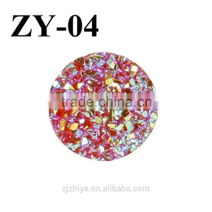 Druzy /Drusy Resin Dome Seals Cabochon Round 12mm thumbnail-1