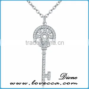 Vanlentines Wholesale Silver Pendant Necklace Paris Tower Design Fashion Wholesale Jewelry for Girlfriend thumbnail-5