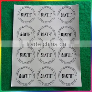Round Clear PVC Label Sticker With Printing thumbnail-2