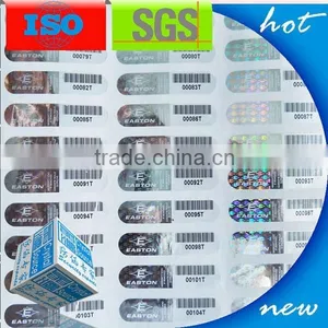 3d Hologram Laser Perforated Serial Number thumbnail-3